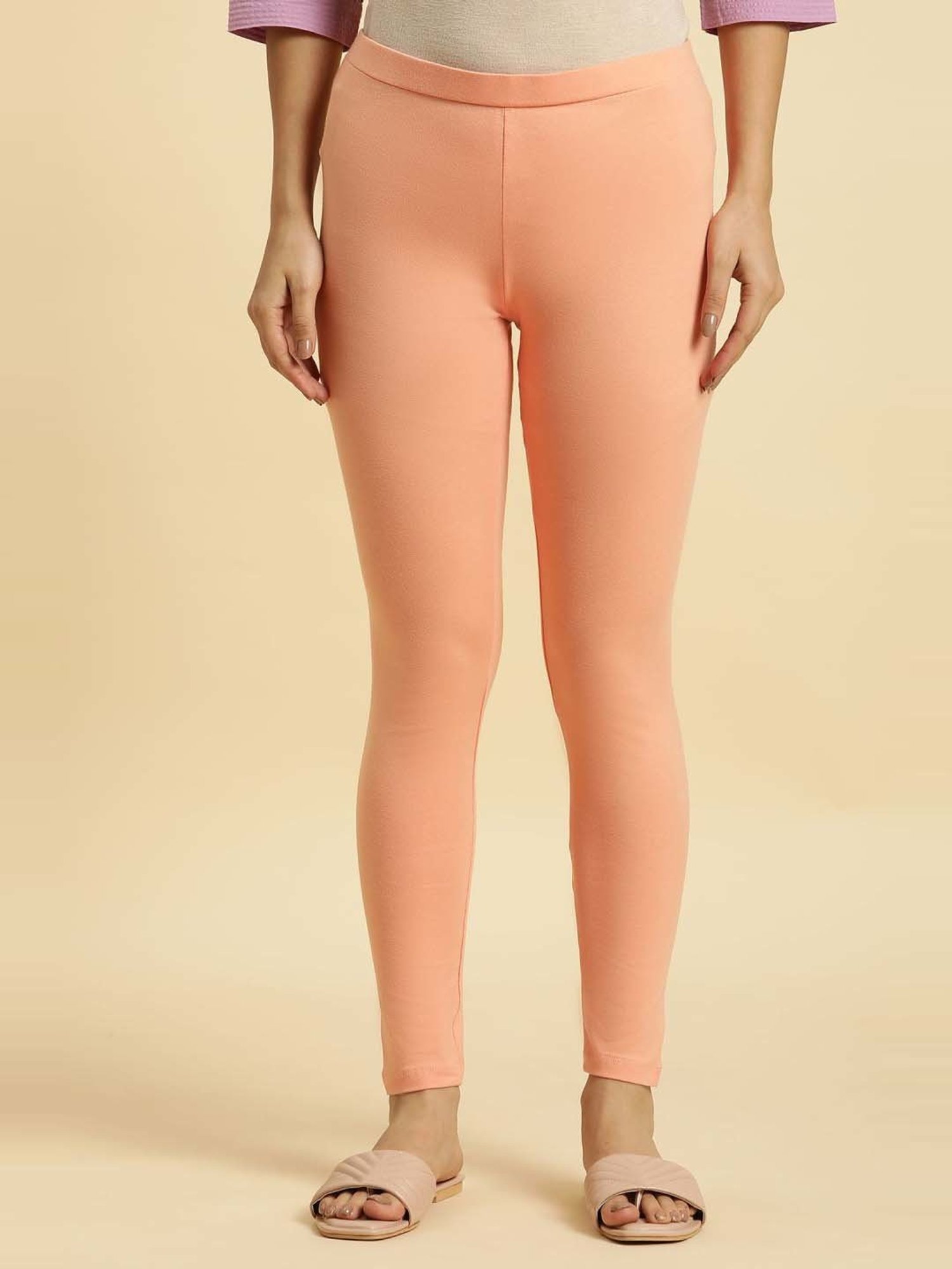 W Orange Leggings - Buy W Orange Leggings online in India