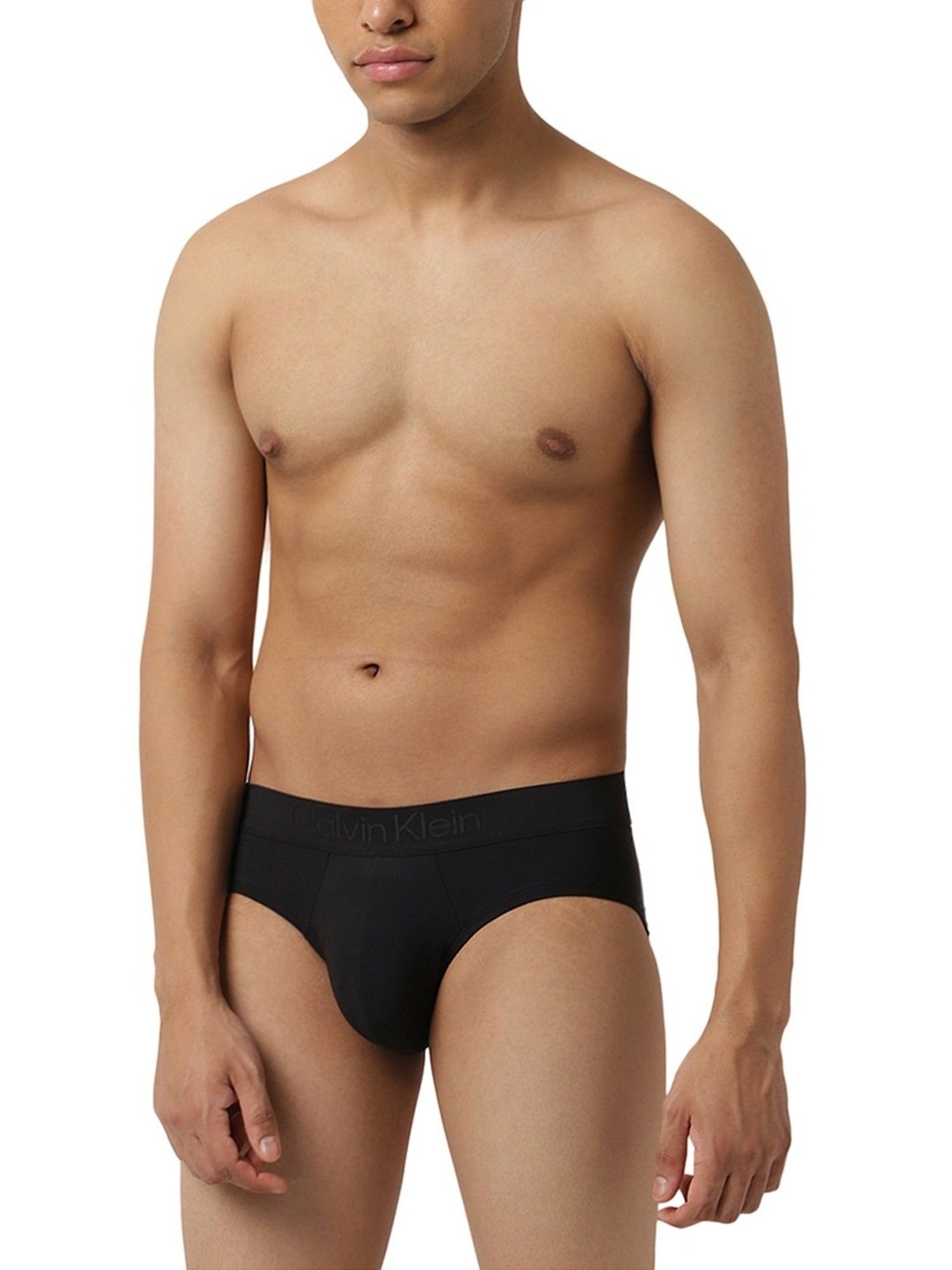 Buy Calvin Klein Underwear Warped Black Logo Regular Fit Panties for Women  Online @ Tata CLiQ Luxury