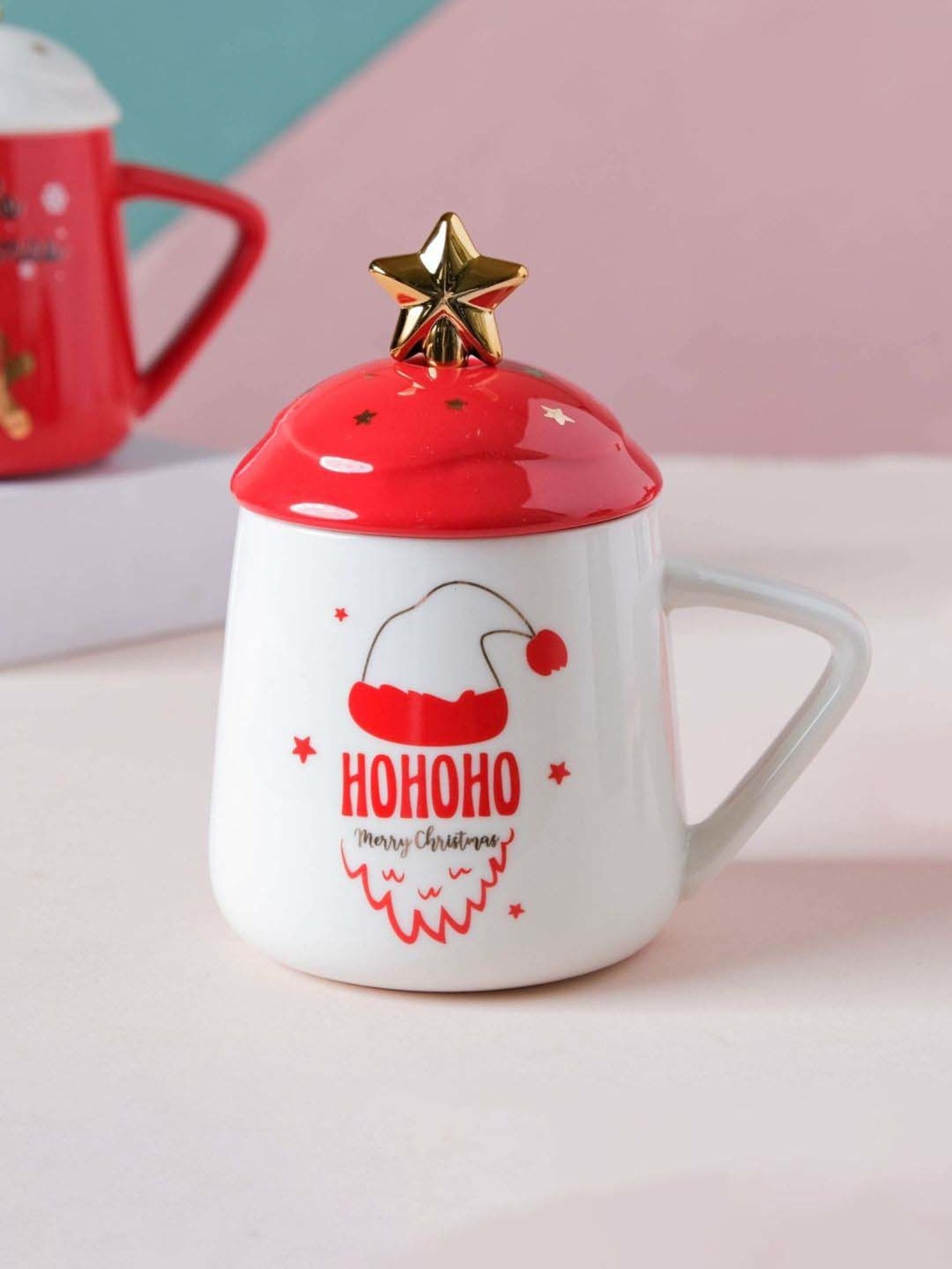 Hot dark chocolate in Christmas mug (ho-ho-ho) 200 Grs - The