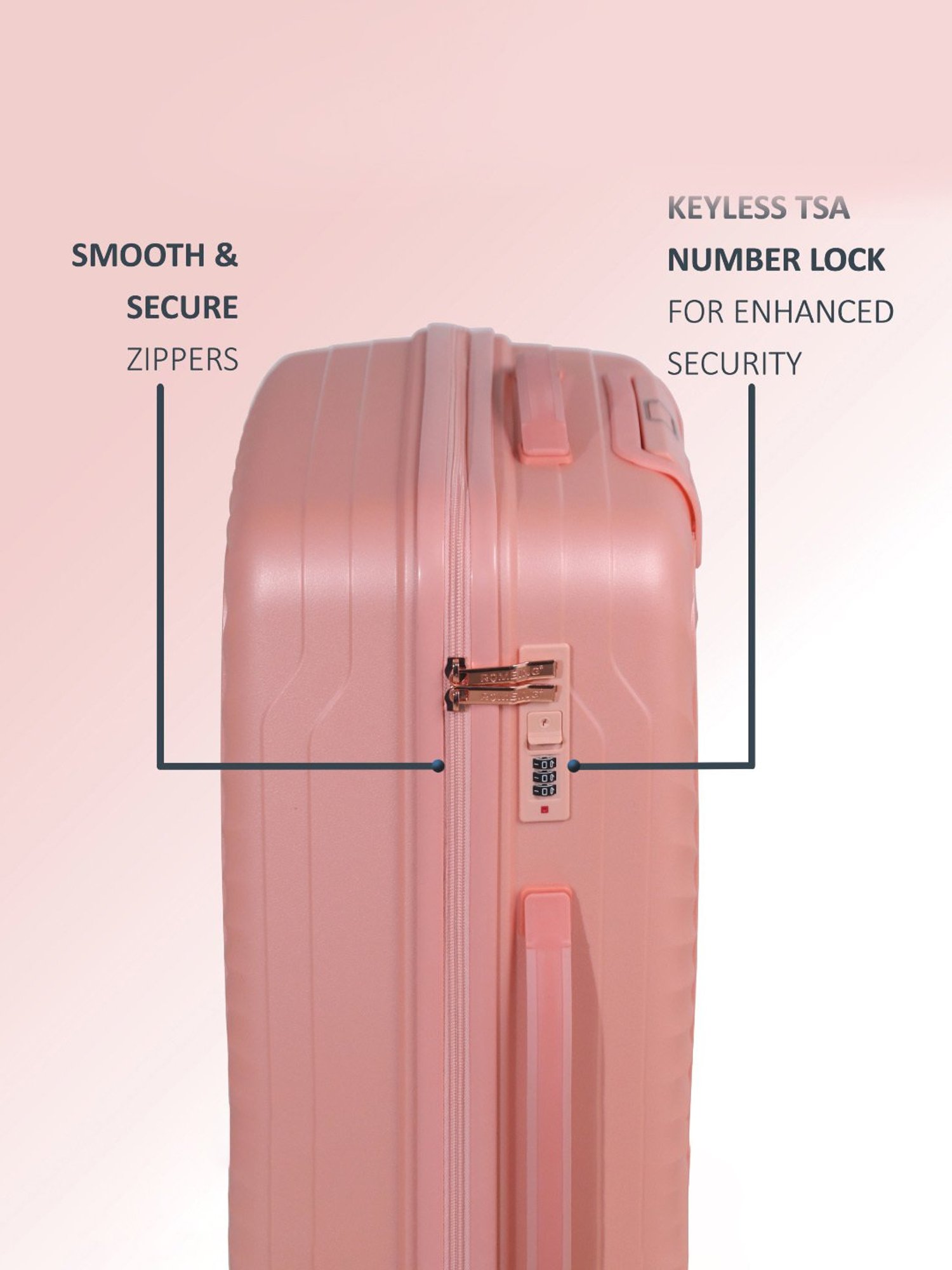 ROMEING Milano 20, 24 inch, Polycarbonate Luggage Rose Gold 55 & 65 cms  Trolley Bag Cabin & Check-in Set - 24 inch Rosegold - Price in India |  Flipkart.com