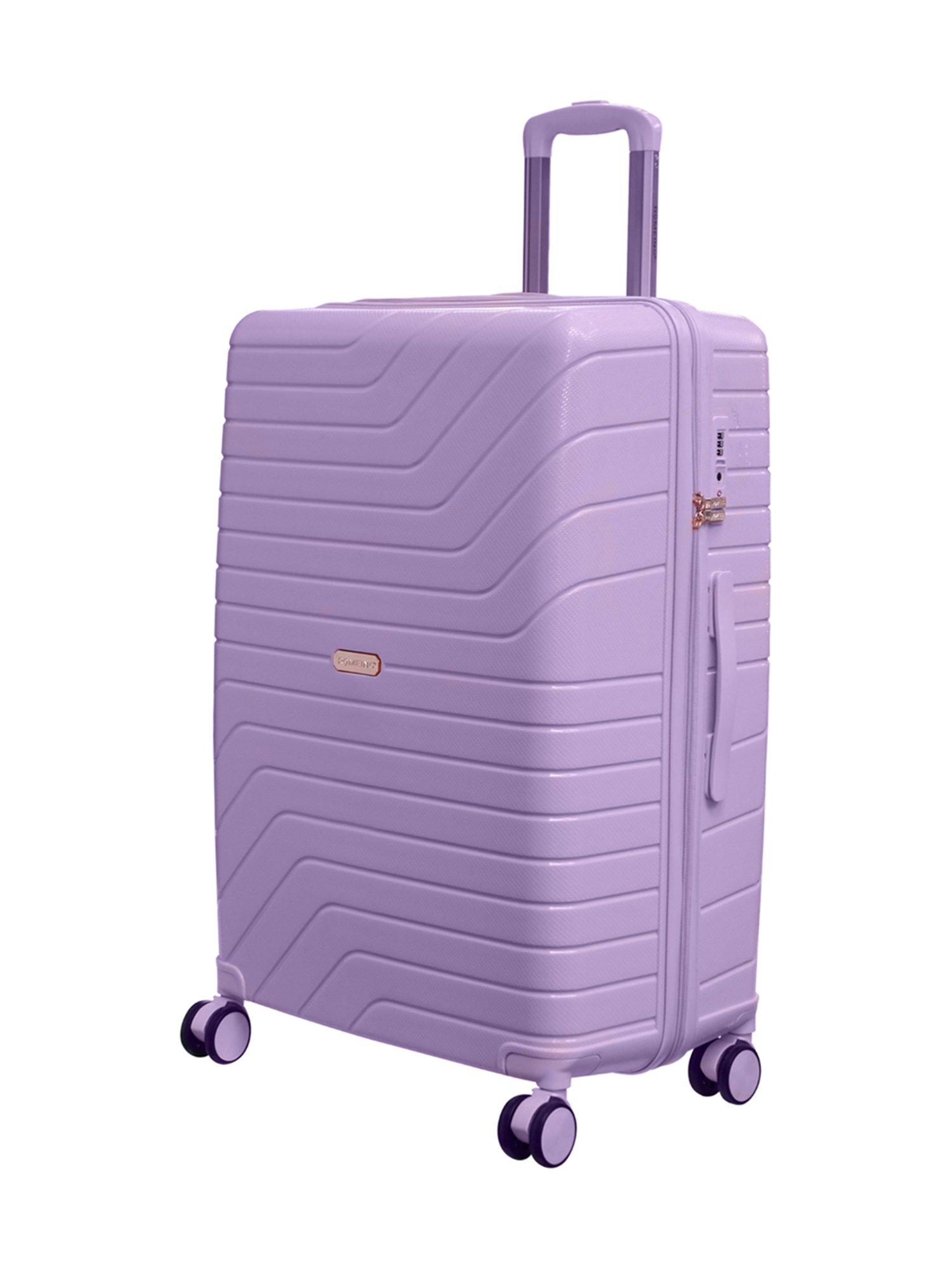 Buy Romeing Purple Textured Hard Case Large Trolley Bag - 75 cms at Best  Price @ Tata CLiQ