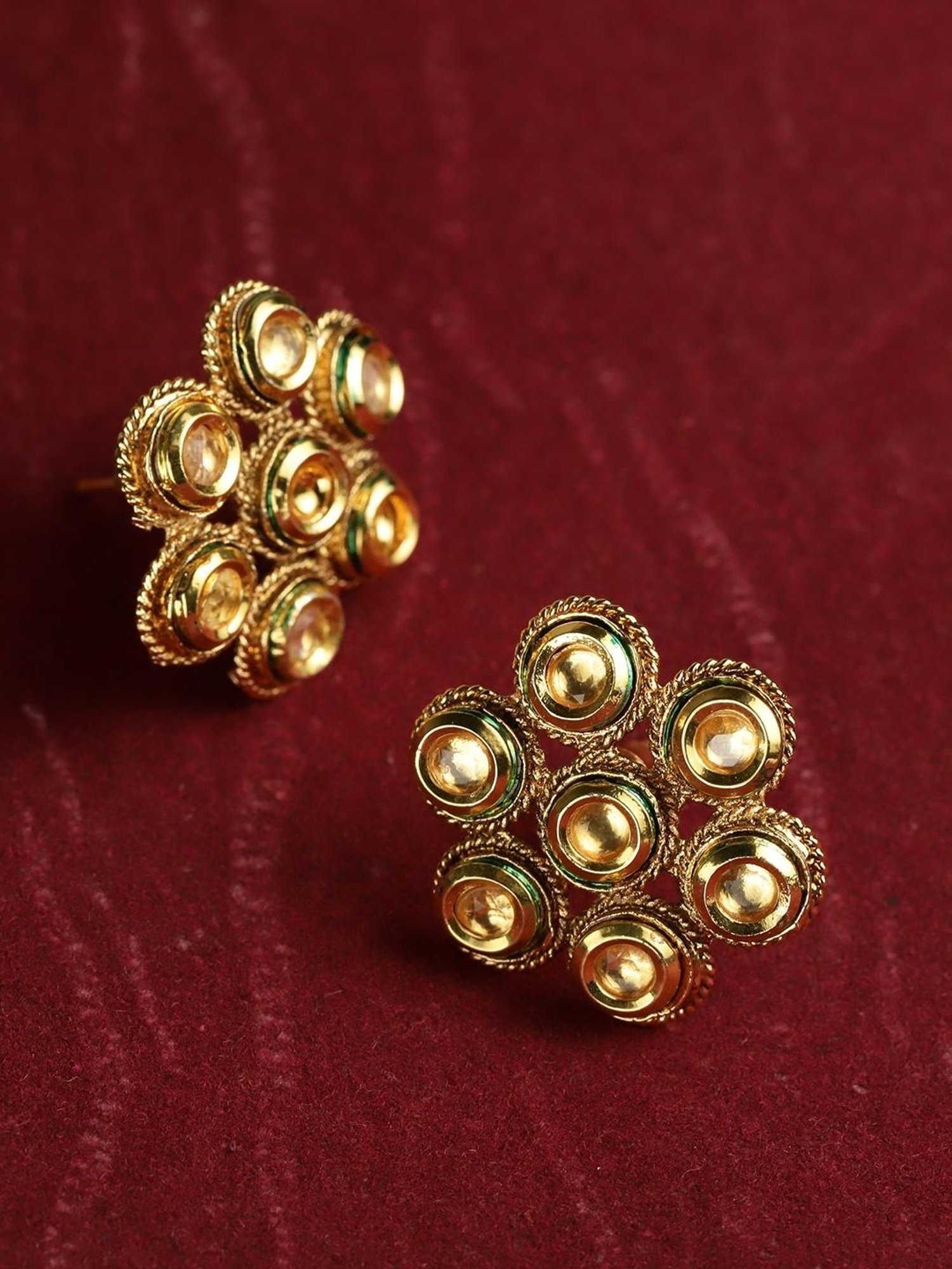 Pebble Studs - 18k gold vermeil or 14k gold | Sticks & Stones Collecti –  Amanda K Lockrow