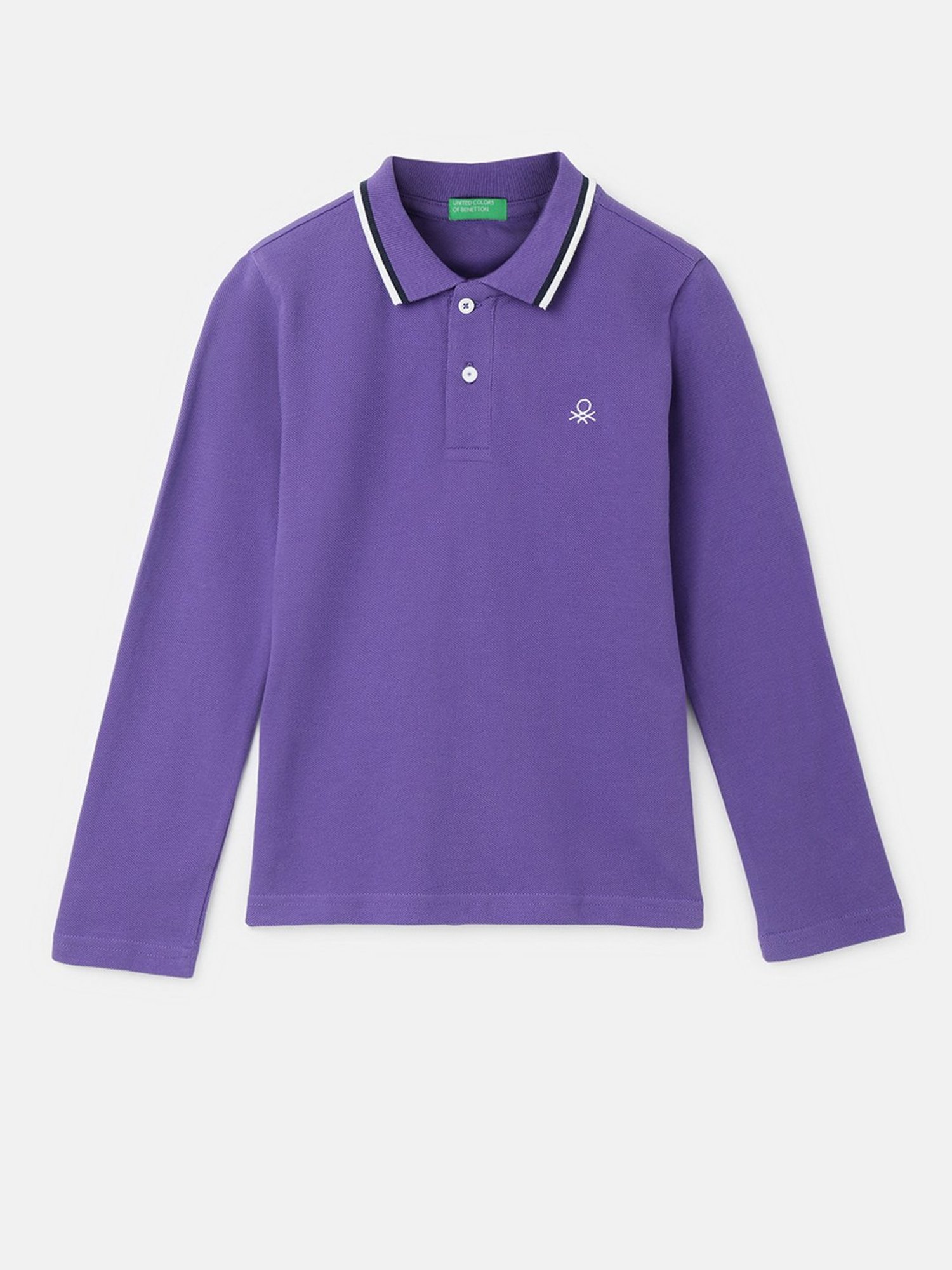 Benetton long sleeve clearance polo