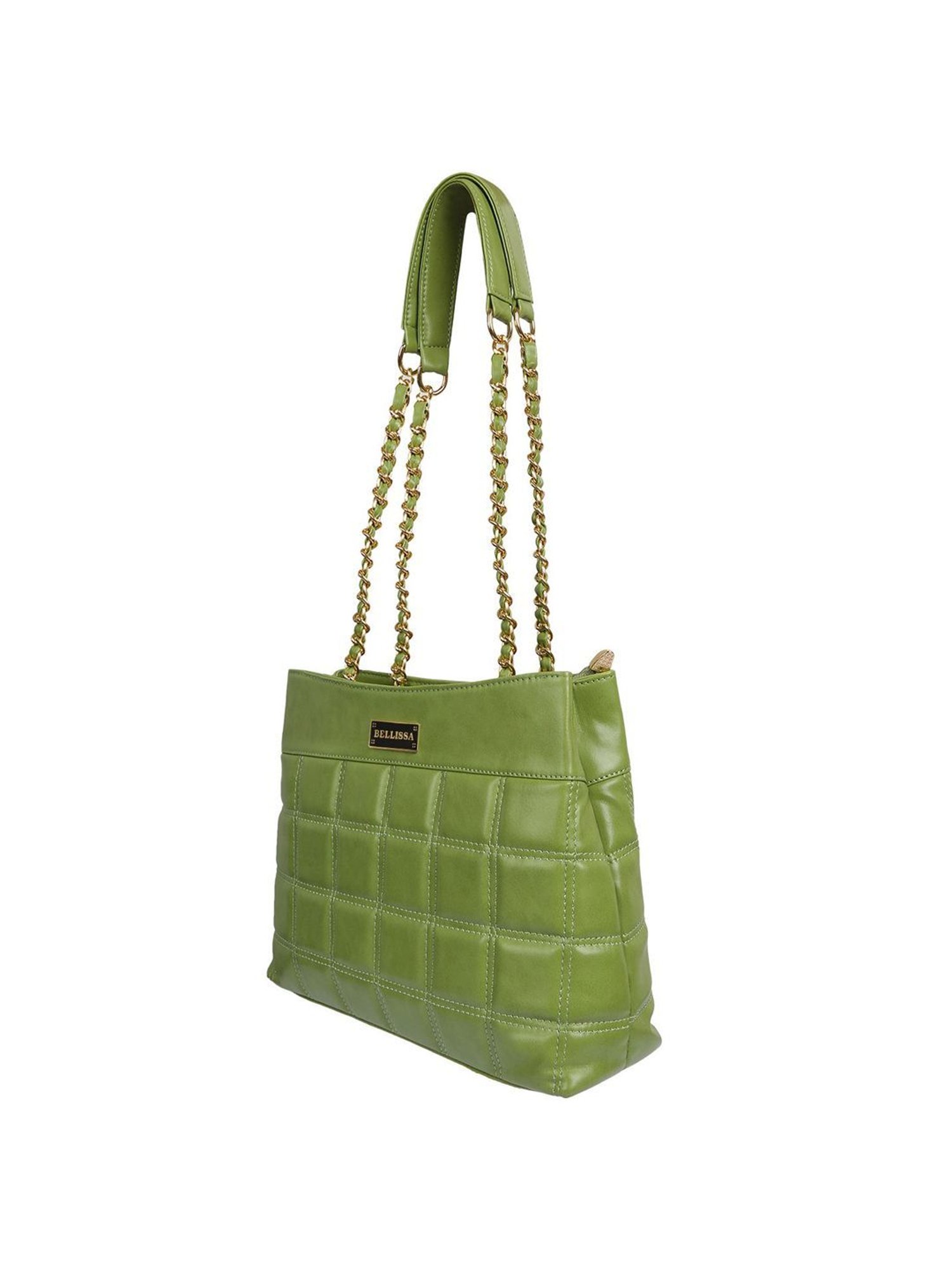 Buy Bellissa Green Checks Medium Mini Box Shoulder Handbag Online At Best  Price @ Tata CLiQ