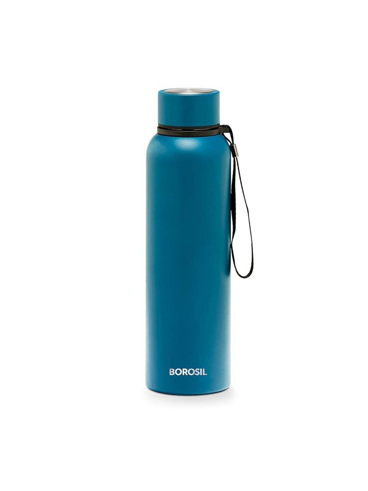 BOROSIL Trek Green 500 ml Flask water Bottle (Pack of 1, Steel)