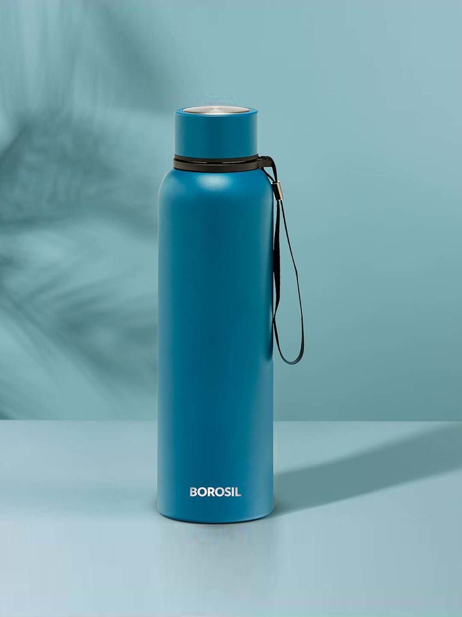 BOROSIL Trek Green 500 ml Flask water Bottle (Pack of 1, Steel)