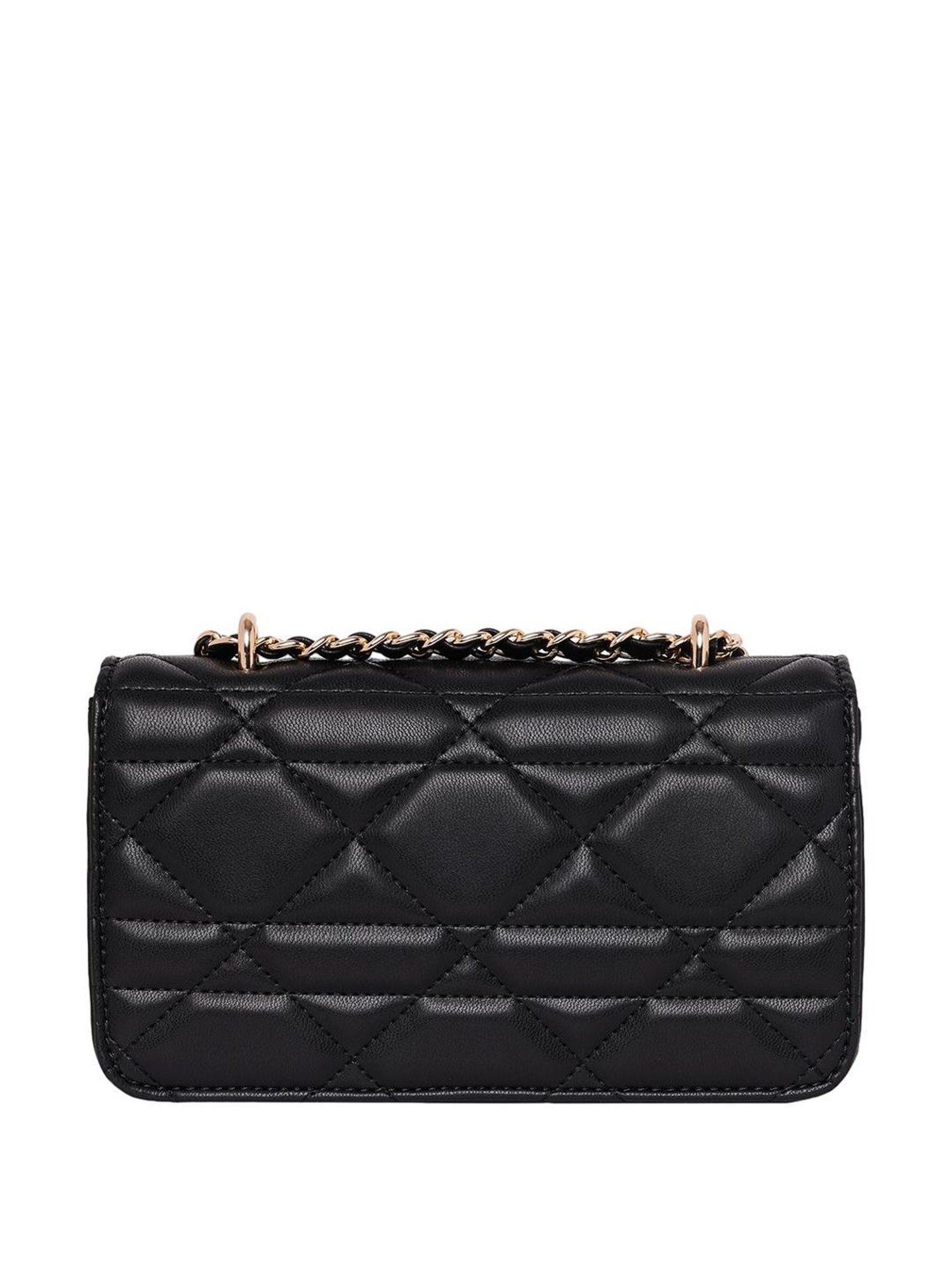 Cassandre matelassé leather wallet on chain in black - Saint Laurent |  Mytheresa