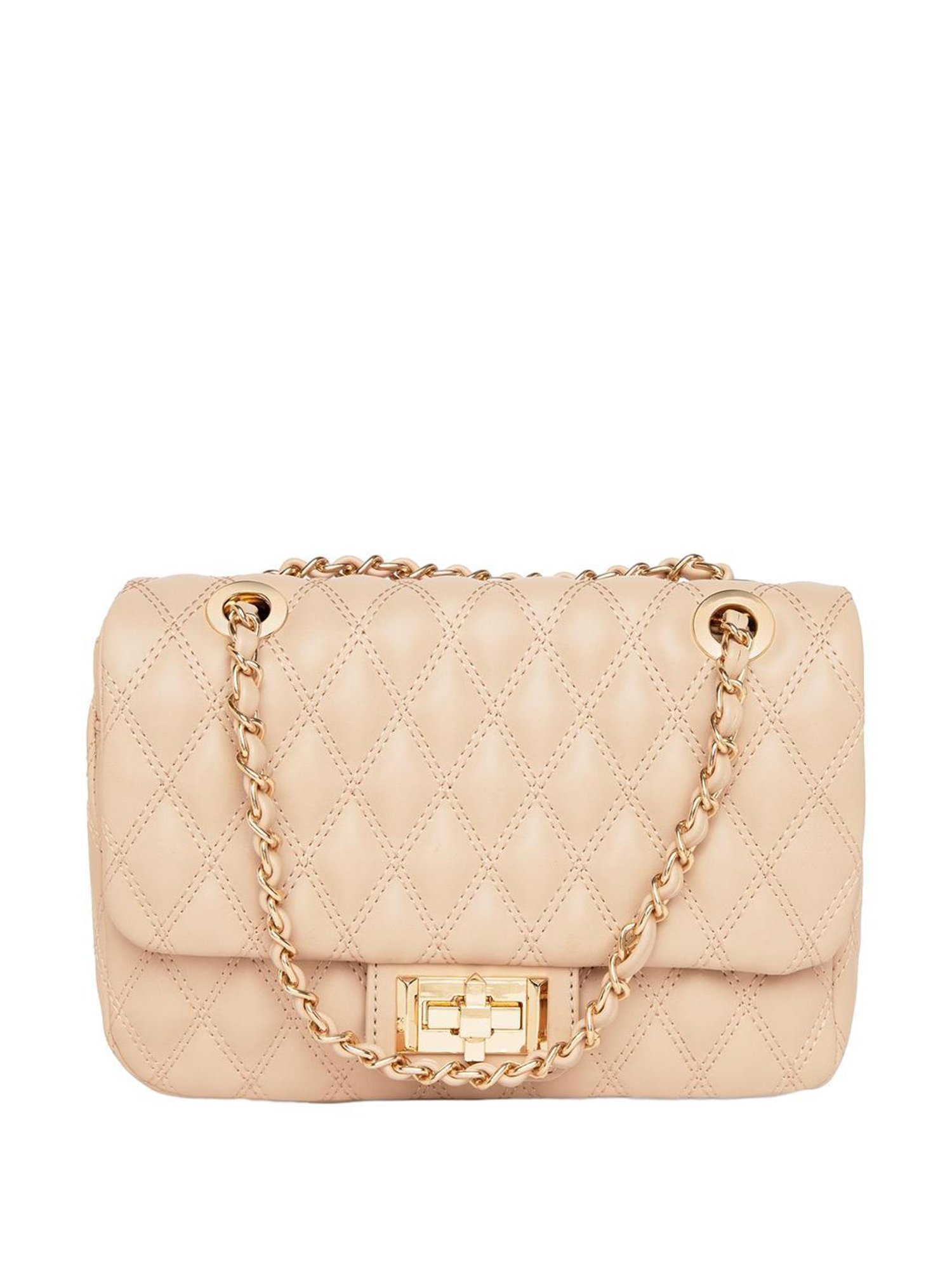 Buy Aldo Loraax Beige Quilted Small Cross Body Bag Online At Best