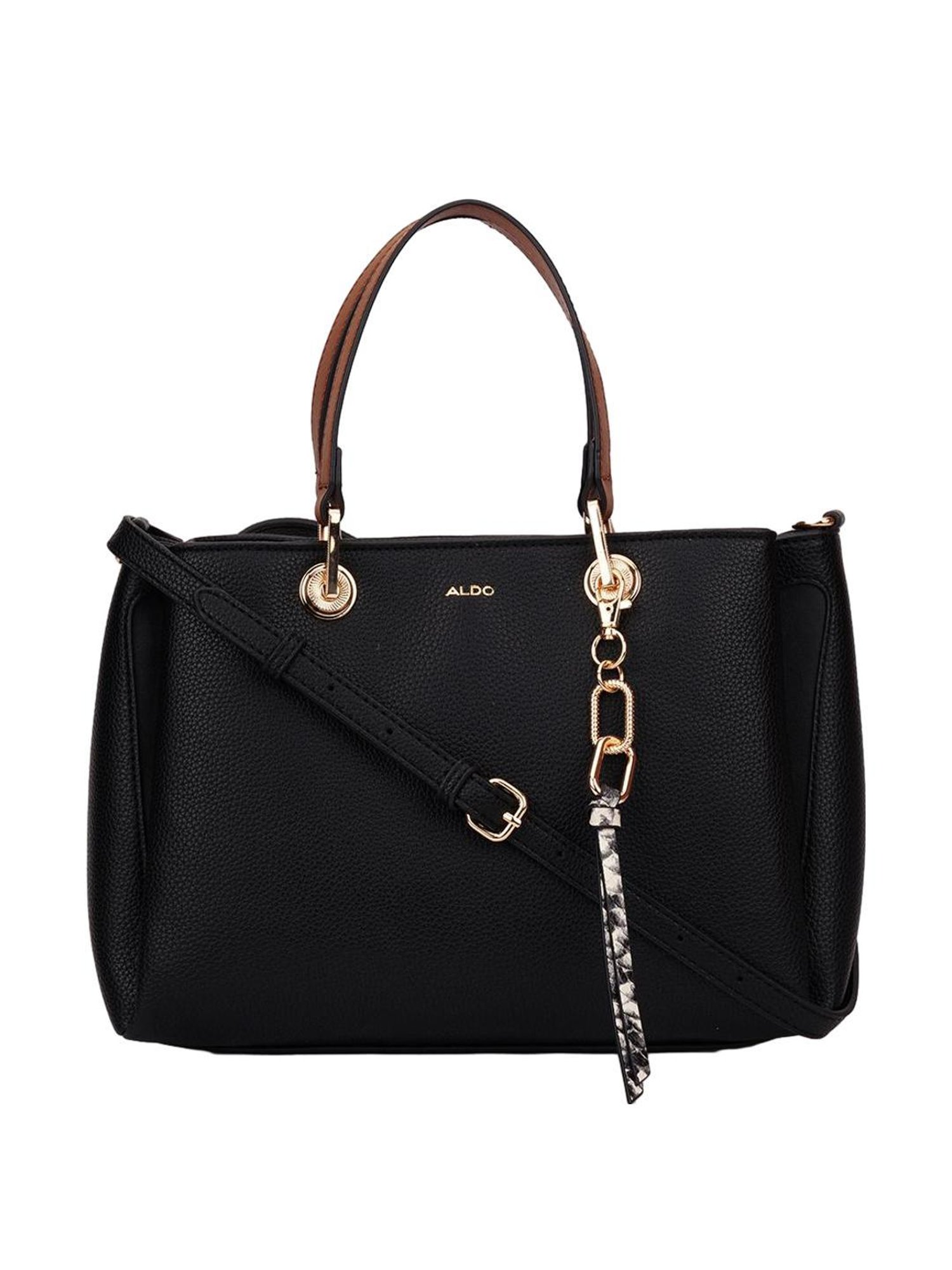 Buy Aldo Ocilall Black Solid Medium Handbag Online At Best Price