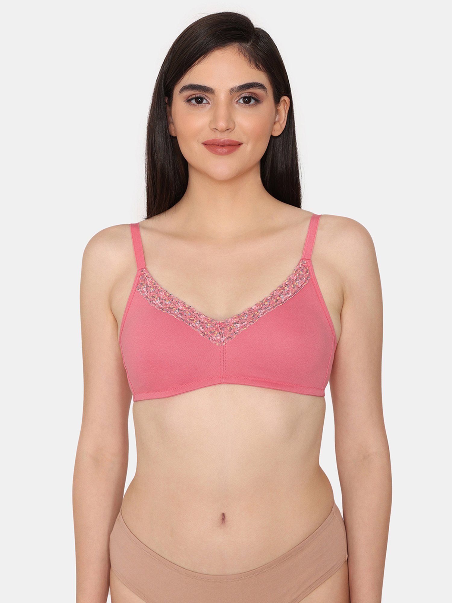 Buy Zivame Pink Half Coverage Non-Wired T-Shirt Bra for Women's Online @  Tata CLiQ