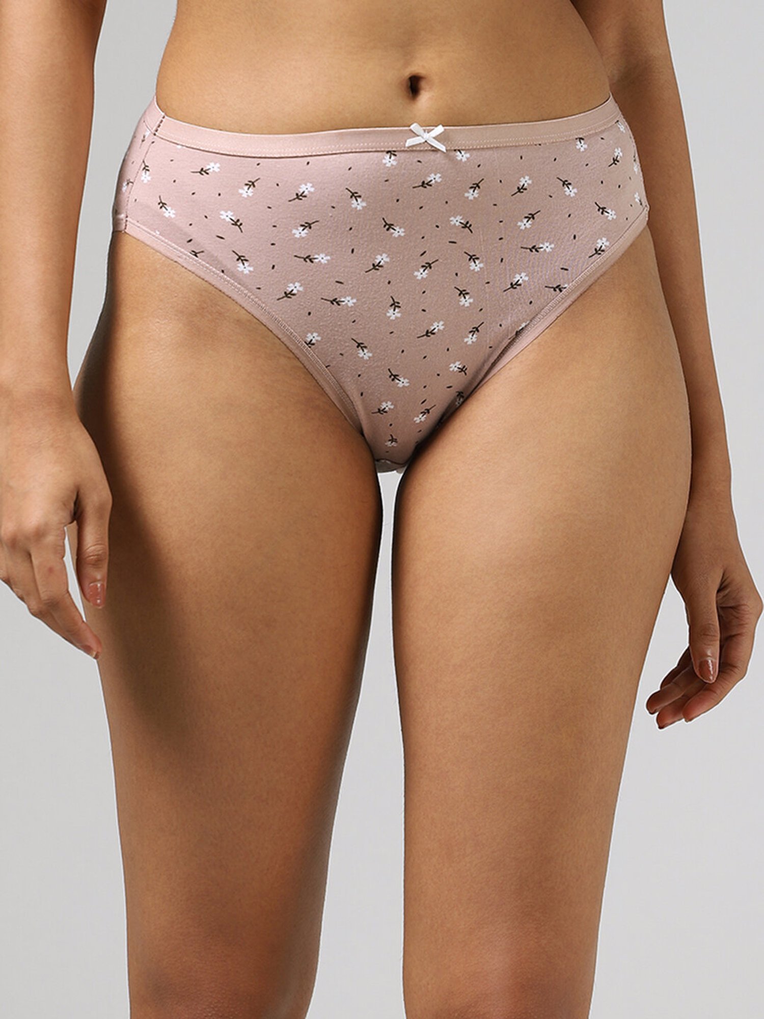 Wunderlove by Westside Light Taupe Beige Hi-Leg Brief