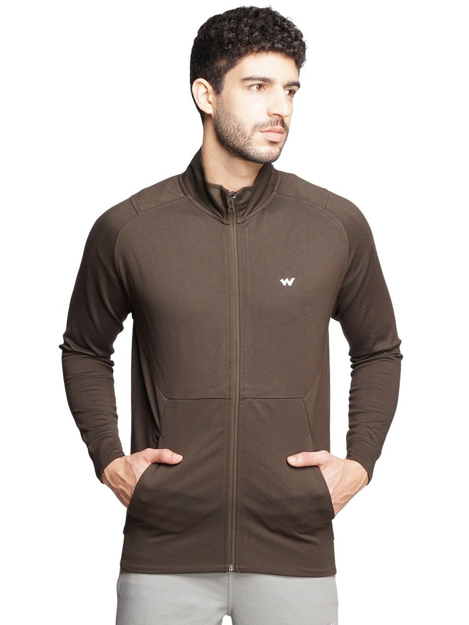 Buy WILDCRAFT Mens Hooded Neck Solid Jacket | Shoppers Stop