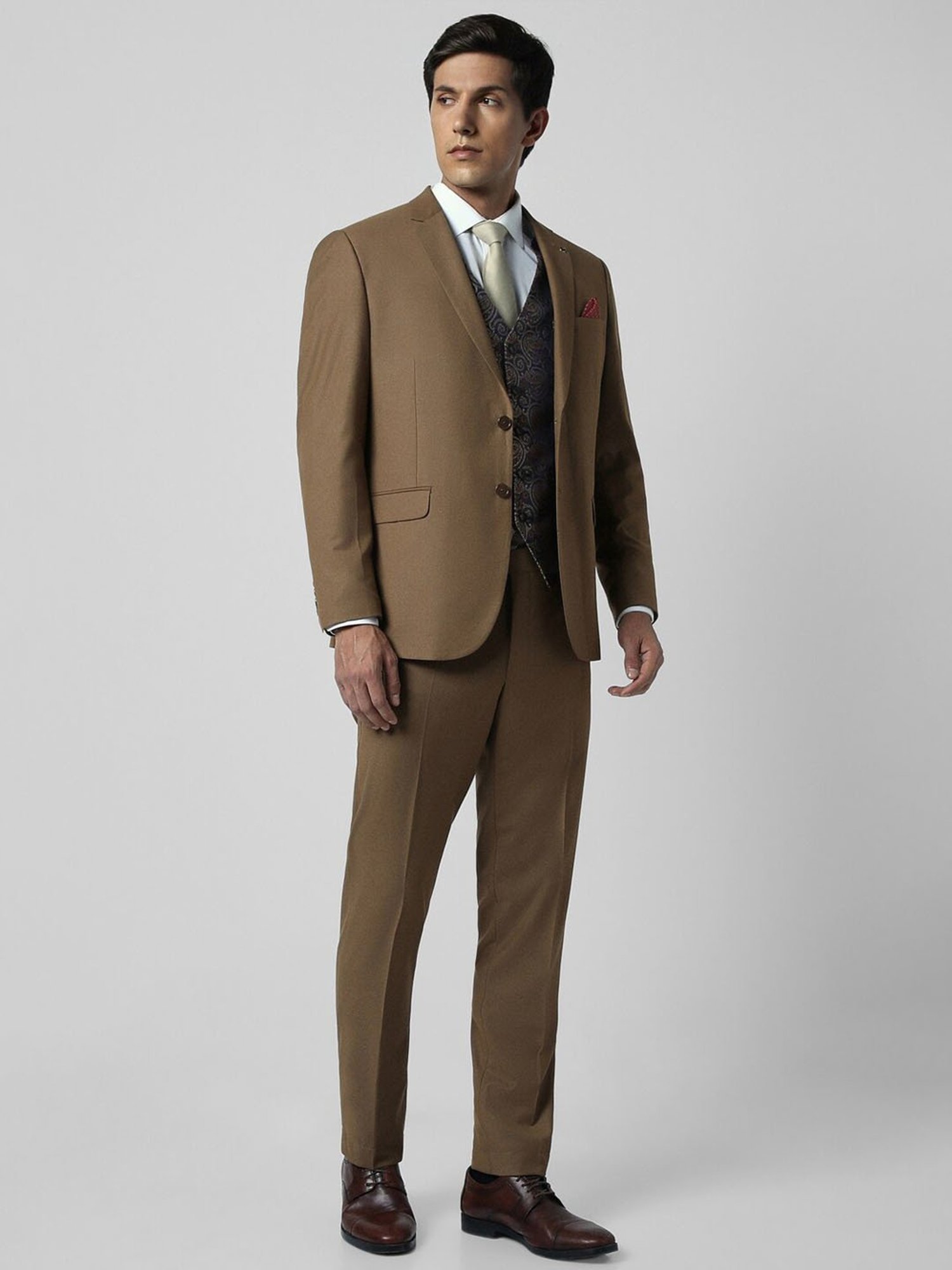 Men's Quality Suit Trouser - Brown | Konga Online Shopping