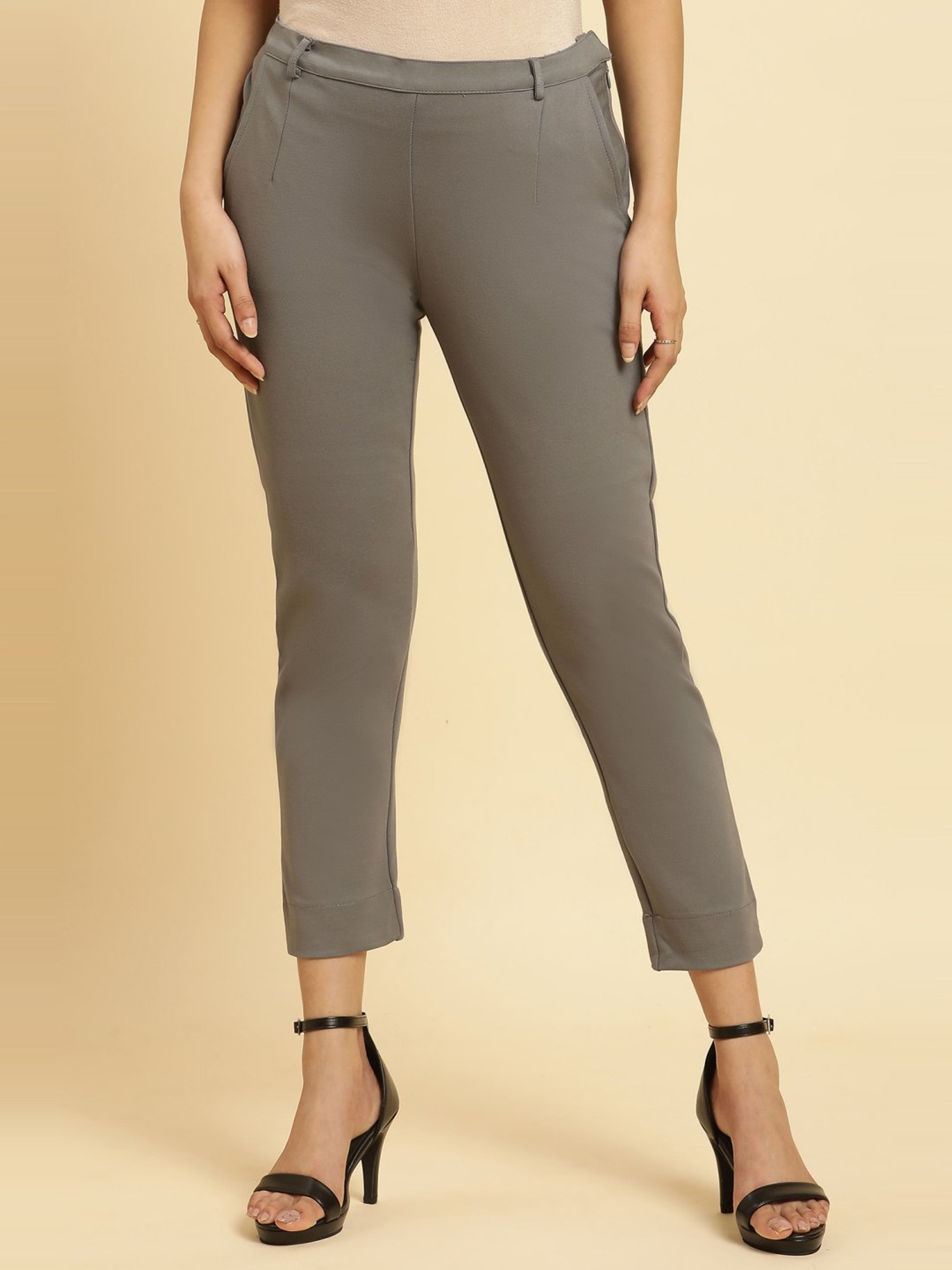 Women's High-rise Slim Fit Cropped Kick Flare Pull-on Pants - A New Day™ :  Target