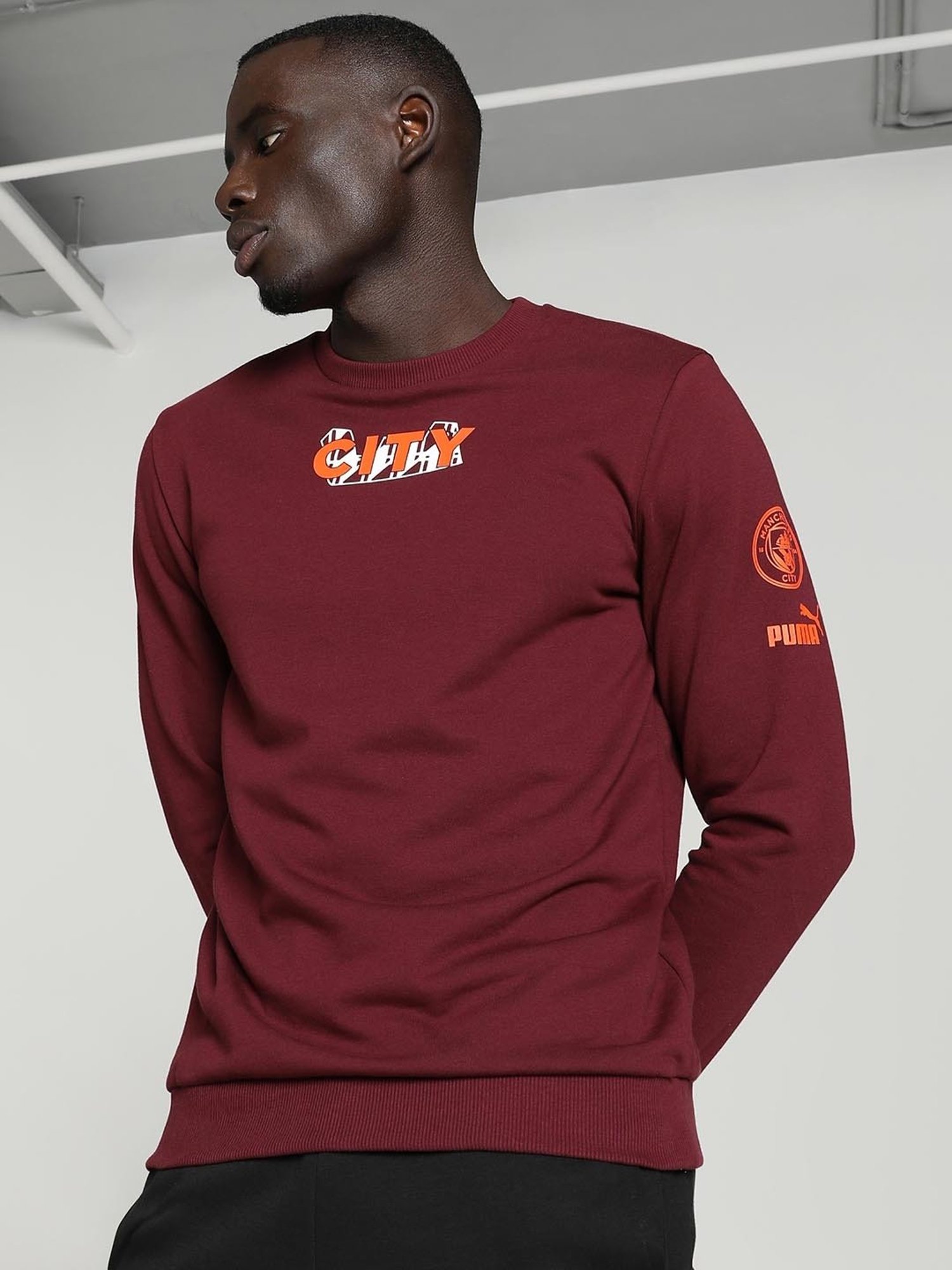 Puma 2025 maroon sweatshirt