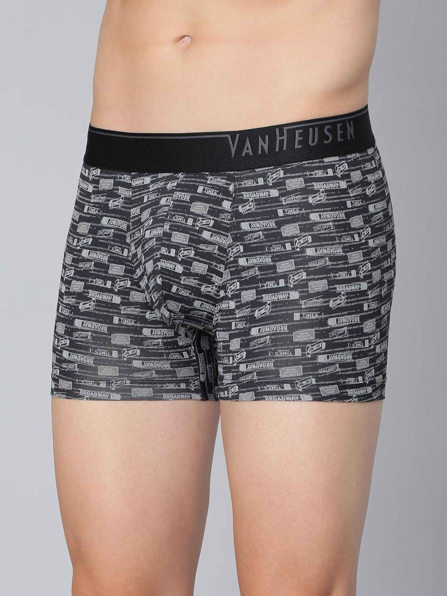 Buy Van Heusen Multicolored Regular Fit Printed Trunks for Mens