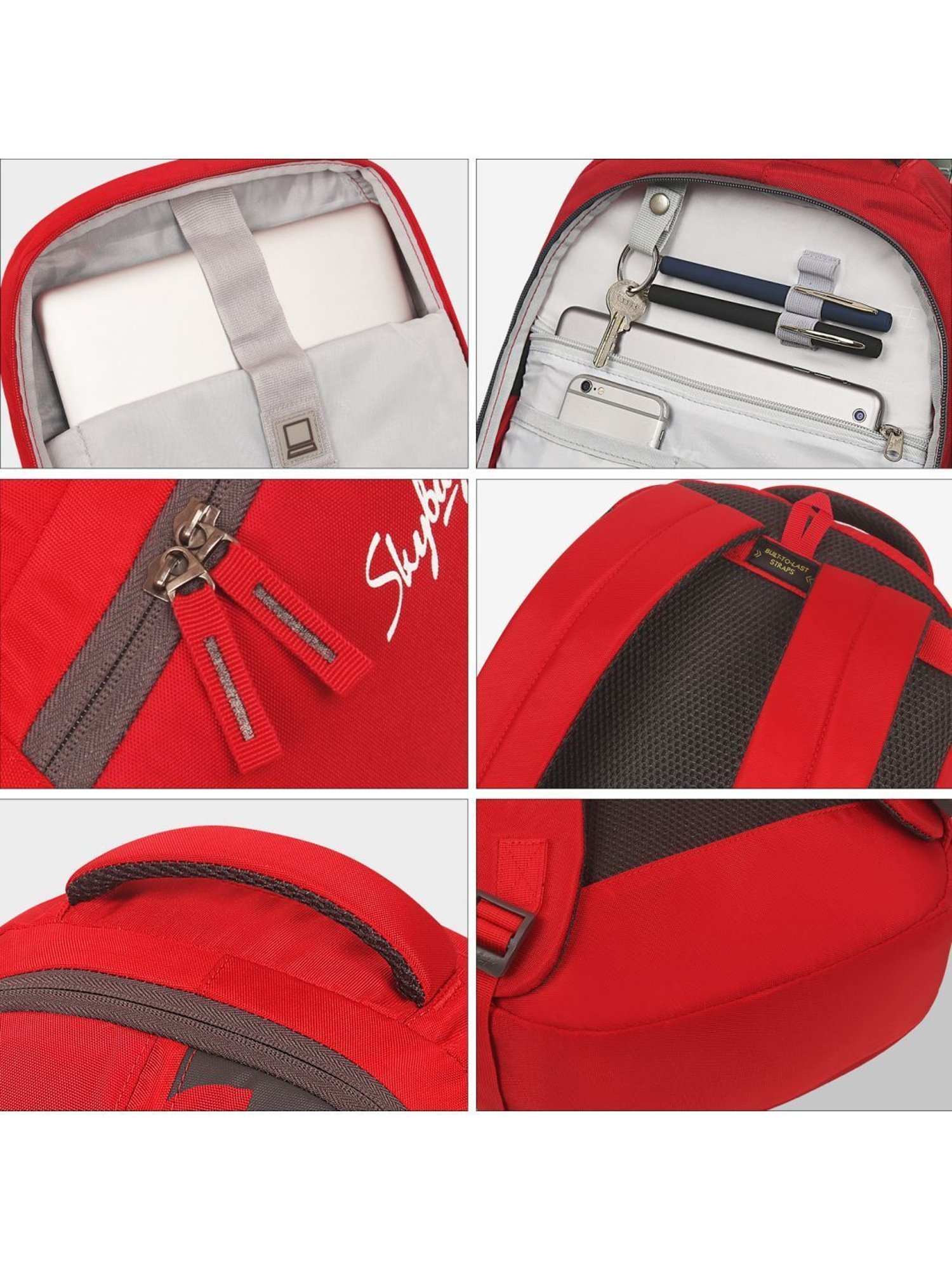 Skybags strider 03 red on sale