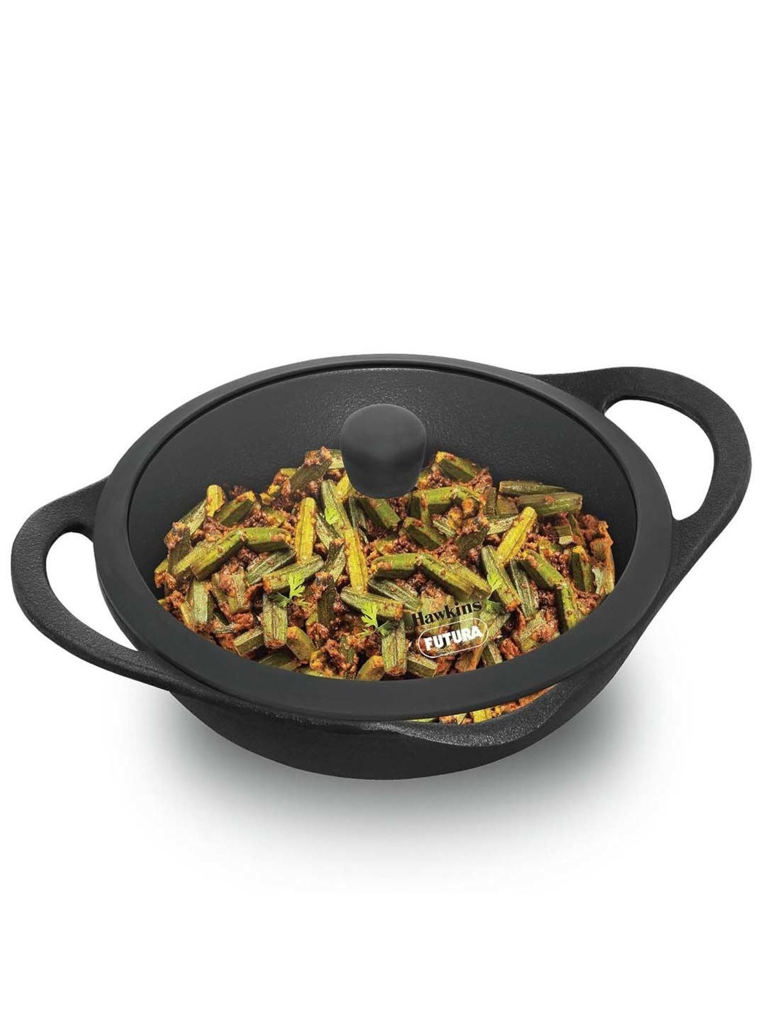 Buy Hawkins Cast Iron 24 cm Futura Omlette Frying Pan at Best