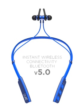 Buy boAt Rockerz 235V2 T Wireless Headset Blue Online At Best