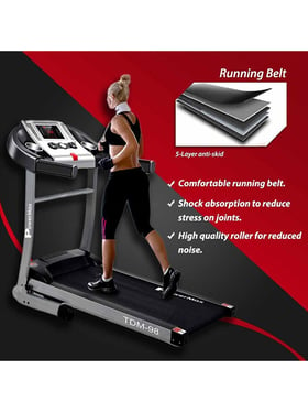 PowerMax Fitness TDM 98 3.5HP Treadmill Black