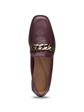 Buy Clarks Women's Sarafyna Burgundy Loafers for Women at Best