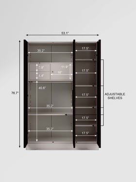 Godrej Interio Slimline 2 Door 4 Shelf Metal Almirah Price in India - Buy  Godrej Interio Slimline 2 Door 4 Shelf Metal Almirah online at