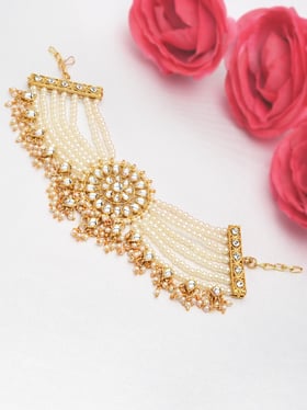 Buy Zaveri Pearls & Kundan Designer Bracelet-ZPFK9167 Online At