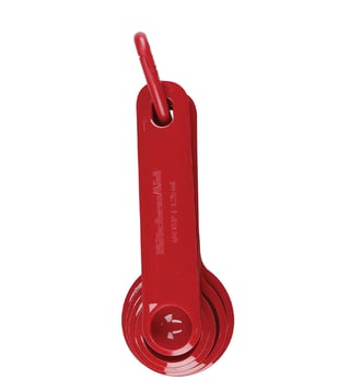 KitchenAid Universal Measuring Spoon Set - Red - 5 Pieces