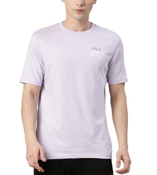 Purple best sale fila shirt