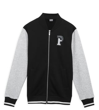 Black squad bomber jacket best sale