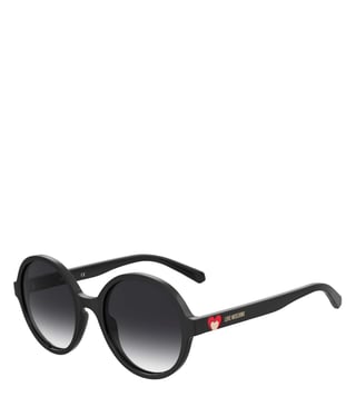 Embellished round sunglasses in blue - Versace