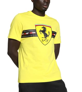 yellow ferrari t shirt