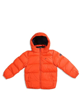 Orange tommy best sale hilfiger jacket