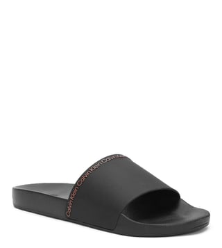 Buy Calvin Klein Jeans Black Autumn Slide Sandals for Men Online