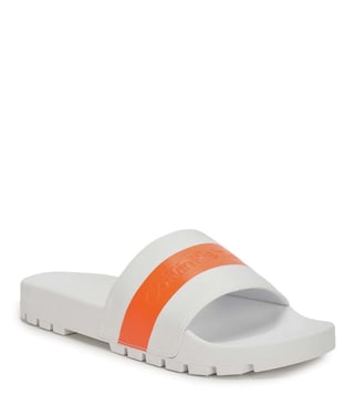 Gucci sliders 2024 mens white