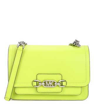 Buy Michael Kors Bright Limeade Heather Large Shoulder Bag for