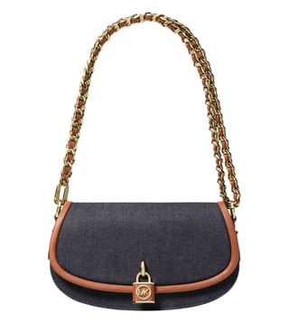 Michael kors hotsell denim shoulder bag