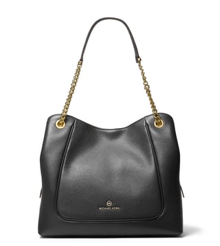 Michael Kors Piper black large shoulder bag