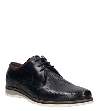 Buy BUGATTI Dark Blue Ciro Light Derby Shoes for Men Online Tata