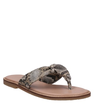 Buy BUGATTI Multi Inci Animal Print Thong Sandals for Women Online