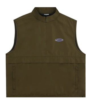 Pleasures X Capsul Green DISGUISE Relaxed Fit Vest