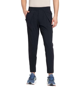 Buy Adidas Black Regular Fit Trackpants for Men Online @ Tata CLiQ