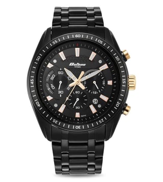 Titan octane discount black dial watch