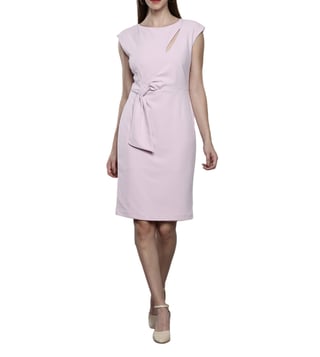 Peach calvin klein dress best sale