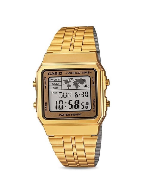 Casio gold outlet watch