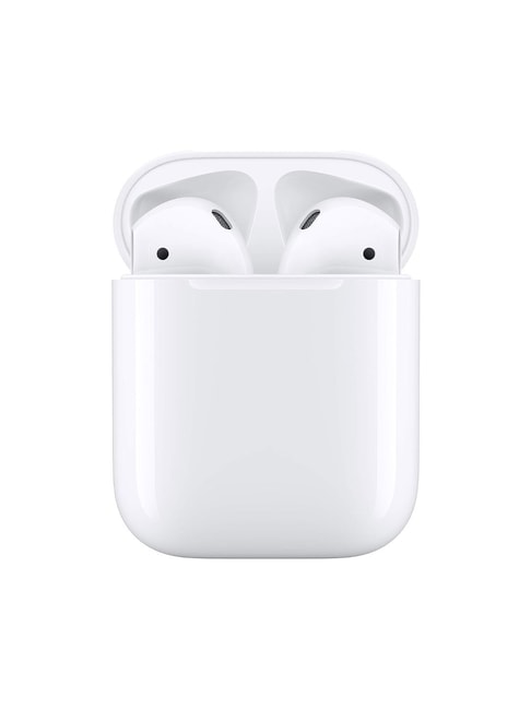 Apple AirPods (2nd gen) with Charging Case Bluetooth Headset with Mic  (White, True Wireless)