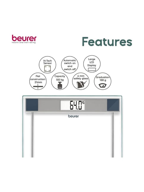 Buy Beurer BG 40 Smart bathroom scales Weight range=150 kg