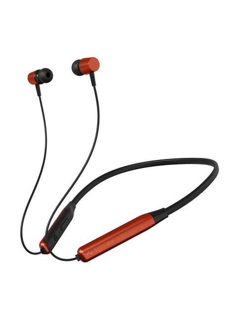 Zebronics Zeb-Lark Neckband with Mic (Orange) - Main Image