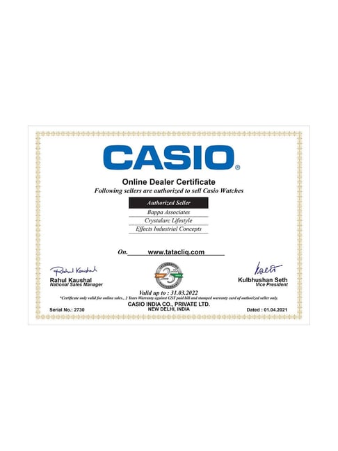 Casio authorised sales online seller