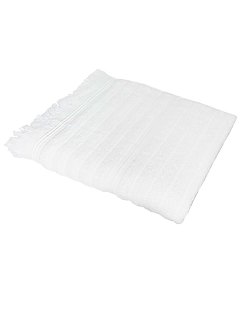 DDECOR Live Beautiful White Cotton 500 GSM Bath Towel - Set of 1-picture-16
